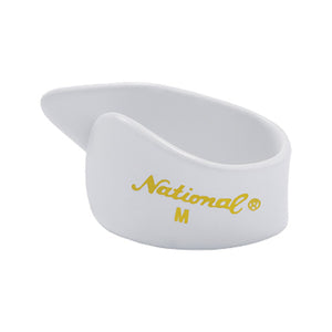D'Addario NP8W-04 National Thumb Picks, Large White Celluloid, 4-Pack