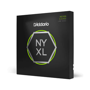 D'Addario NYXL45105, Set Long Scale Bass Guitar Strings, 45-105