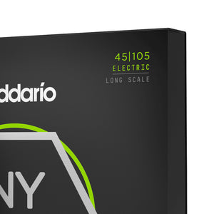 D'Addario NYXL45105, Set Long Scale Bass Guitar Strings, 45-105