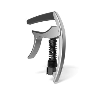 D'Addario PW-CP-09 NS Tri-Action Capo, Silver