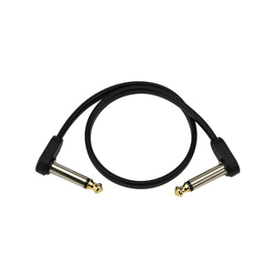 D'Addario PW-FPRR-01 Right Angle to Right Angle Flat Patch Cable, 1 Foot