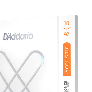 D'Addario XSAPB1047 Phosphor Bronze Acoustic Guitar Strings, Extra Light, 10-47