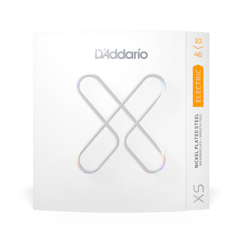 D'Addario XSE1046 Nickel-plated Steel Coated Electric Guitar Strings, Regular Light, 10-46