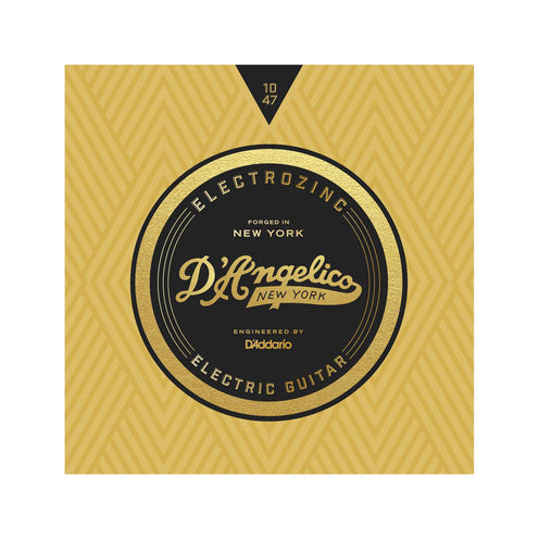 D'Angelico Electrozinc Strings, Jazz 10-47, X-Light-Wound Third String