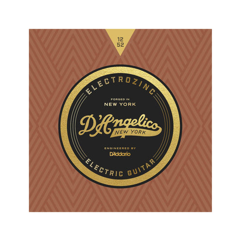 D'Angelico Electrozinc Strings, Jazz 12-52, Light-Wound Third String