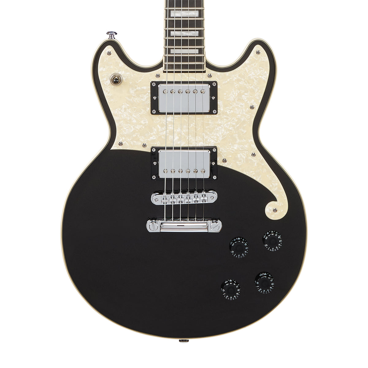 Brighton ギター D'Angelico Premier Brighton Electric Guitar, Black Flake – Swee