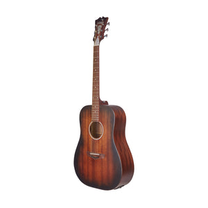 D'Angelico Premier Lexington LS Dreadnought Acoustic Guitar, Aged Mahogany