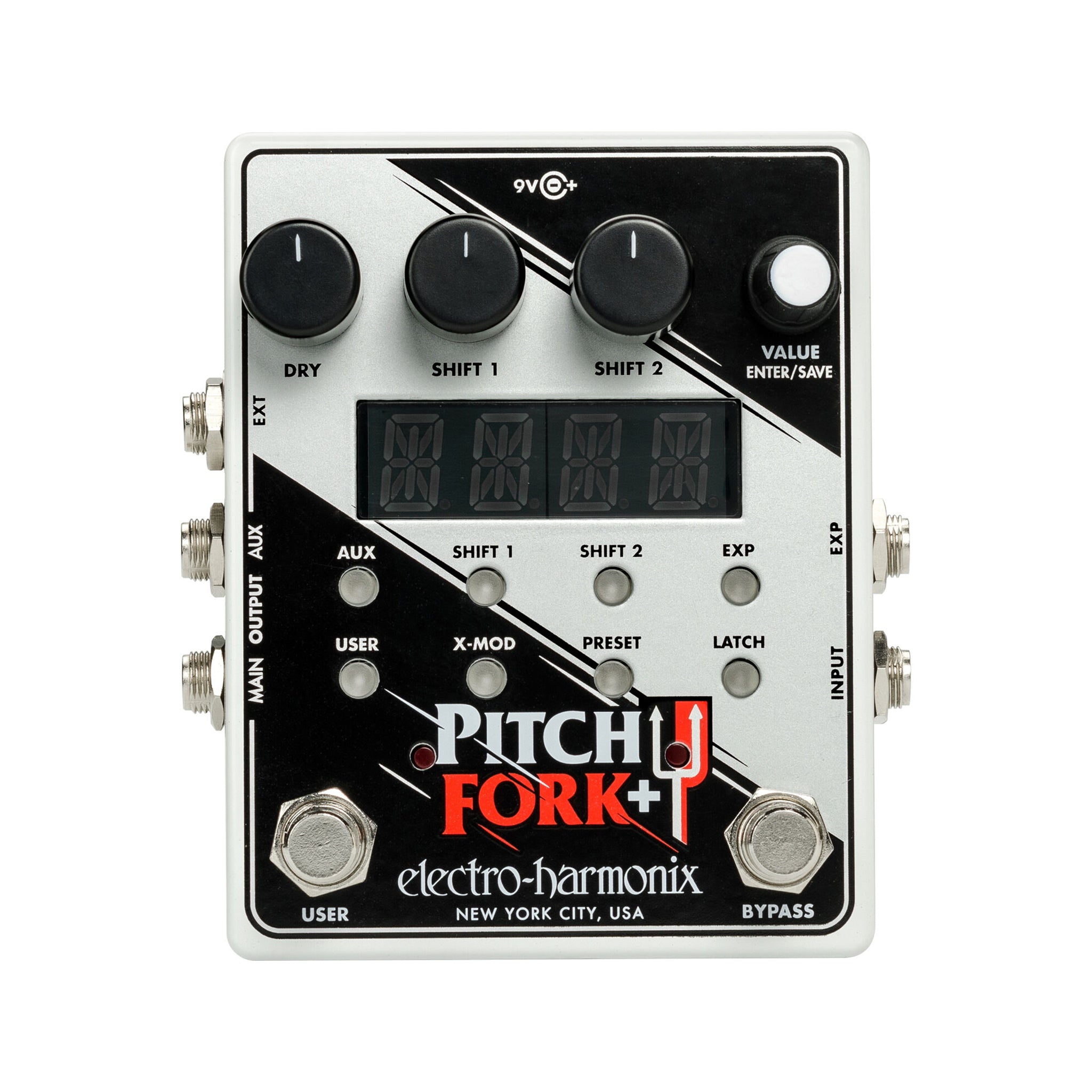 ギター Electro-Harmonix Pitch Fork+ Pitch Fork + | Polyphonic Pitch Shifter - Electro-Harmonix