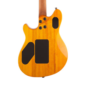 EVH Wolfgang WG Standard QM Electric Guitar, Baked Maple FB, Transparent Amber