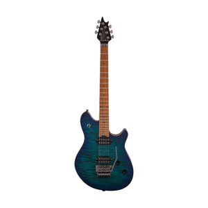 EVH Wolfgang WG Standard QM Electric Guitar, Baked Maple FB, Chlorine Burst