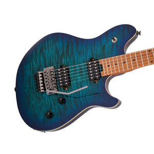 EVH Wolfgang WG Standard QM Electric Guitar, Baked Maple FB, Chlorine Burst