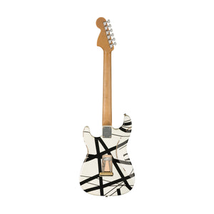 EVH Striped Series 78 Eruption Electric Guitar, Black/White