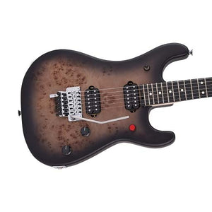 EVH 5150 Series Deluxe Poplar Burl Electric Guitar, Black Burst