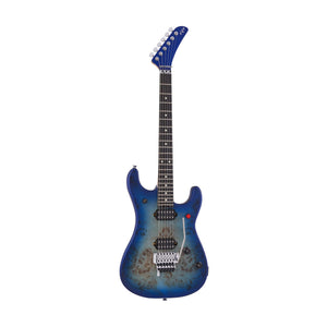 EVH 5150 Series Deluxe Poplar Burl Electric Guitar, Aqua Burst