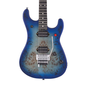 EVH 5150 Series Deluxe Poplar Burl Electric Guitar, Aqua Burst