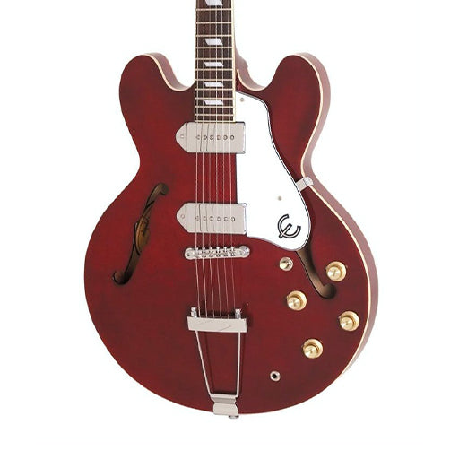 Epiphone Casino Hollowbody Electric Guitar, RW FB, Cherry (NOS