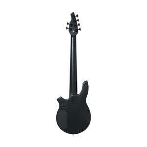 Ernie Ball Music Man Bongo 6-String Bass Guitar, Ebony FB, Stealth Black