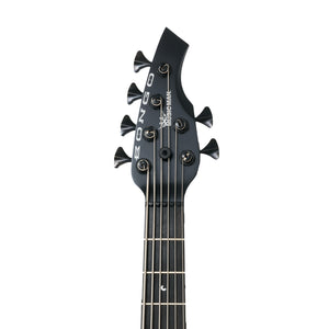 Ernie Ball Music Man Bongo 6-String Bass Guitar, Ebony FB, Stealth Black