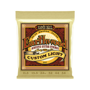 Ernie Ball Earthwood Light 80/20 Bronze Acoustic Guitar Strings, 11.5-54