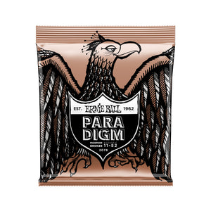 Ernie Ball Paradigm Light Phosphor Bronze Acoustic Guitar Strings, 11-52