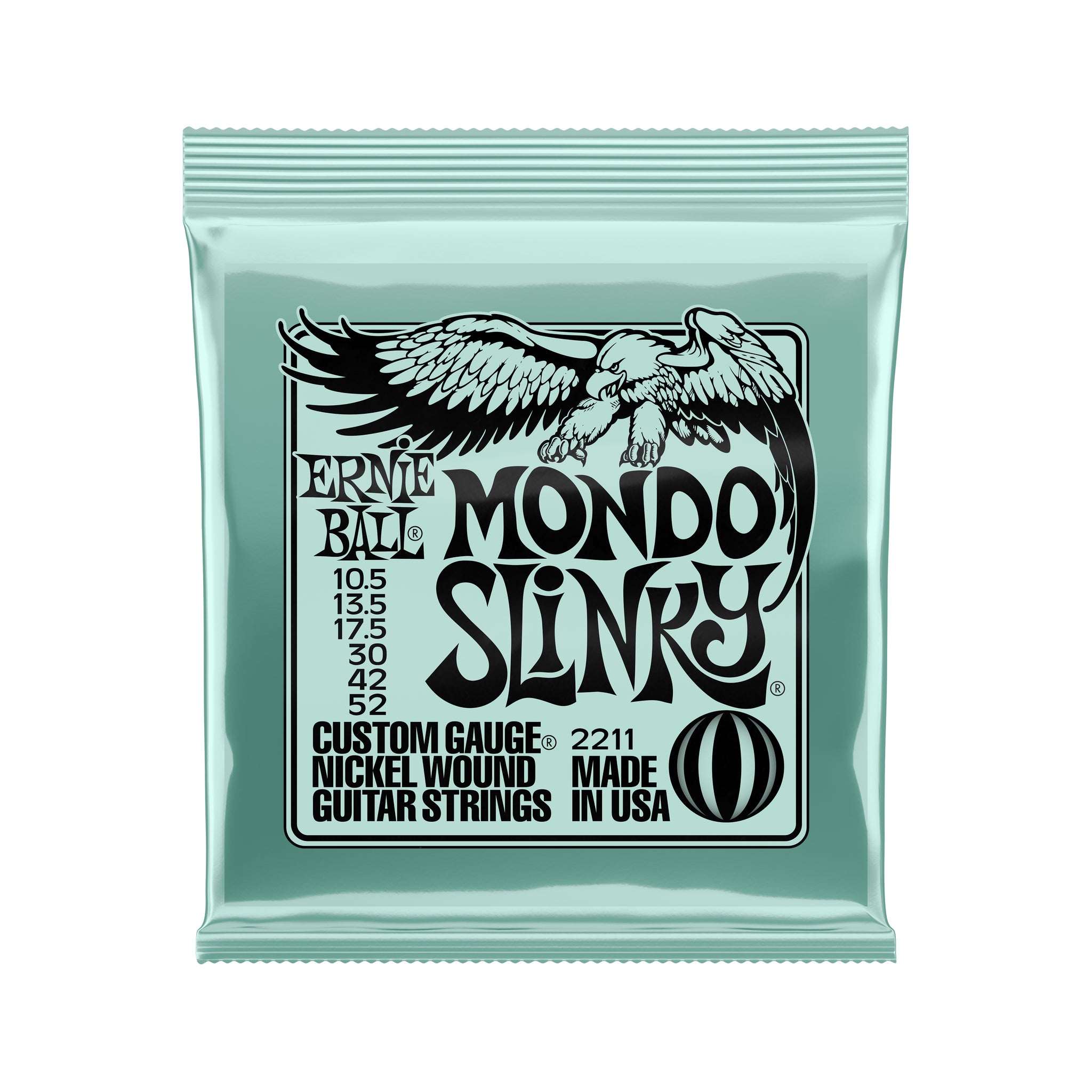 Ernie Ball Mondo Slinky Nickel Wound Electric Guitar Strings 10.5-52