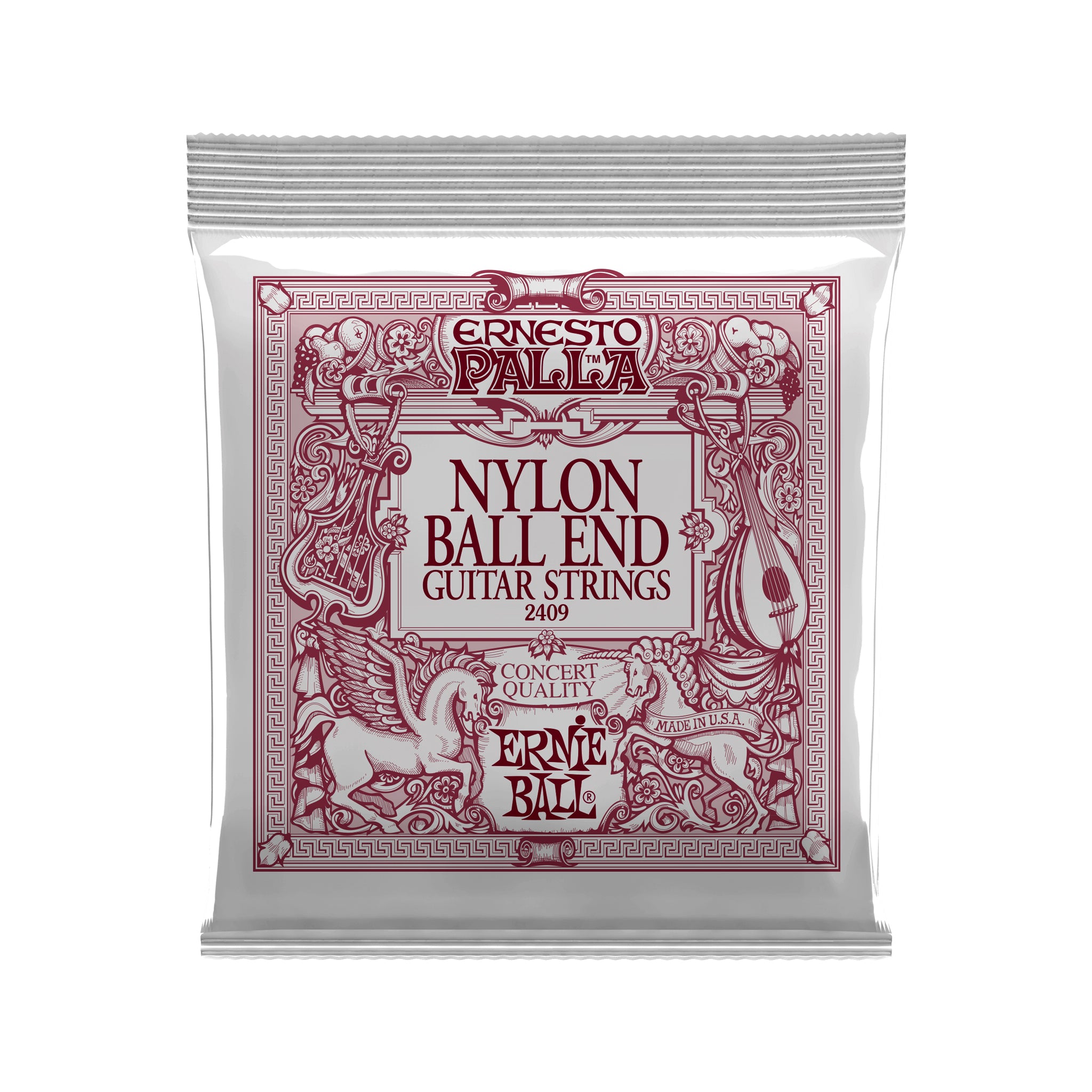 Ernie Ball Ernesto Palla Black & Gold Ball-End Nylon Classical Guitar Strings