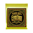 Ernie Ball Everlast Light Coated 80/20 Bronze Acoustic Guitar Strings, 11-52