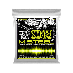 Ernie Ball Regular Slinky M-Steel Electric Guitar Strings, 10-46