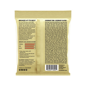 Ernie Ball Earthwood Custom Medium 80/20 Bronze Acoustic Guitar Strings, 12.5-56, 3-Pack