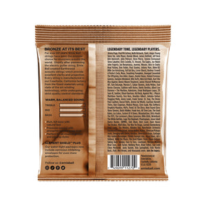 Ernie Ball Earthwood Custom Medium Phosphor Bronze Acoustic Guitar Strings, 12.5-56, 3-Pack