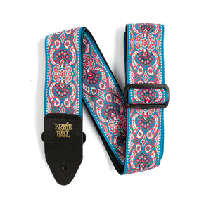Ernie Ball Jacquard Guitar Strap, Pink Paisley