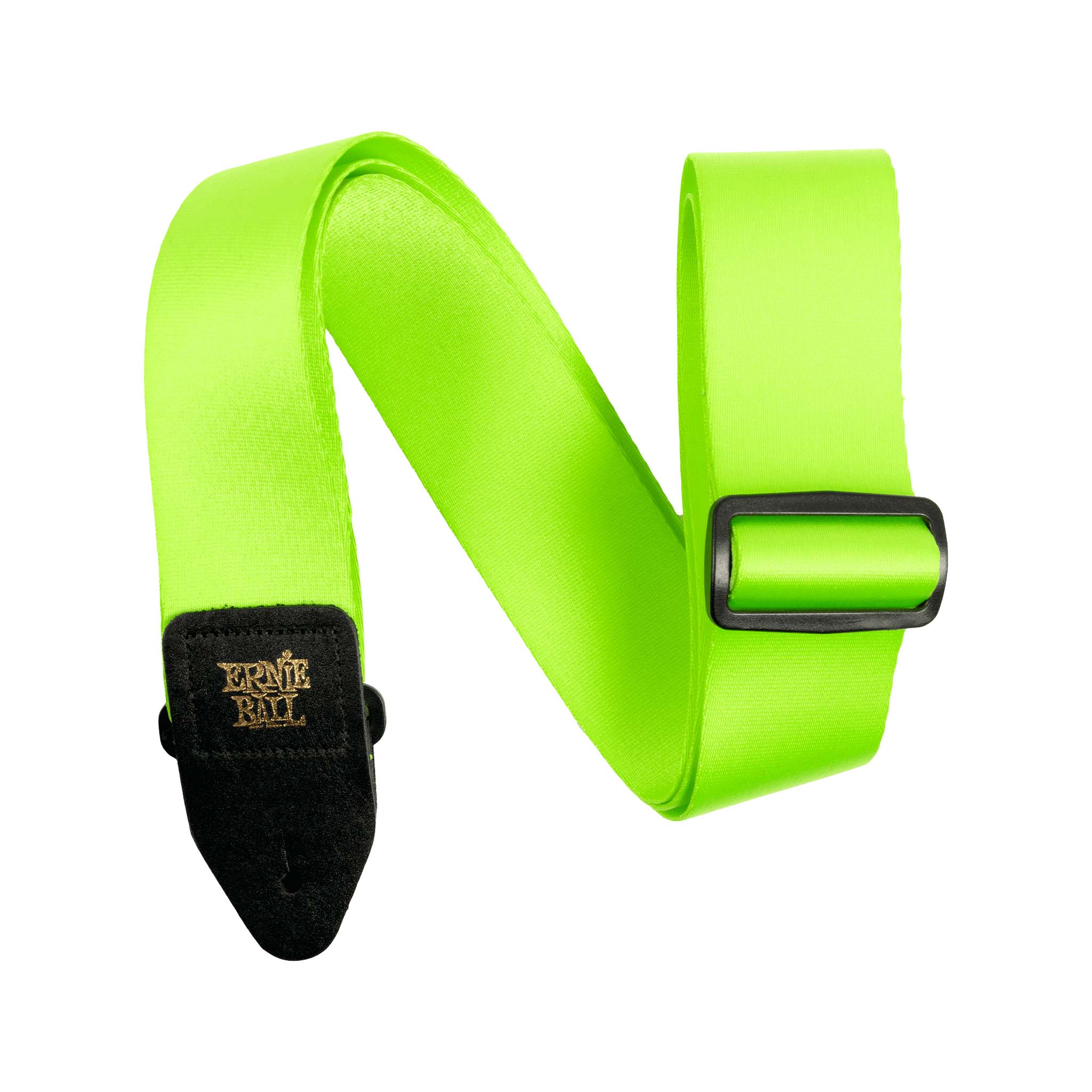 Ernie Ball Premium Guitar Strap, Neon Green