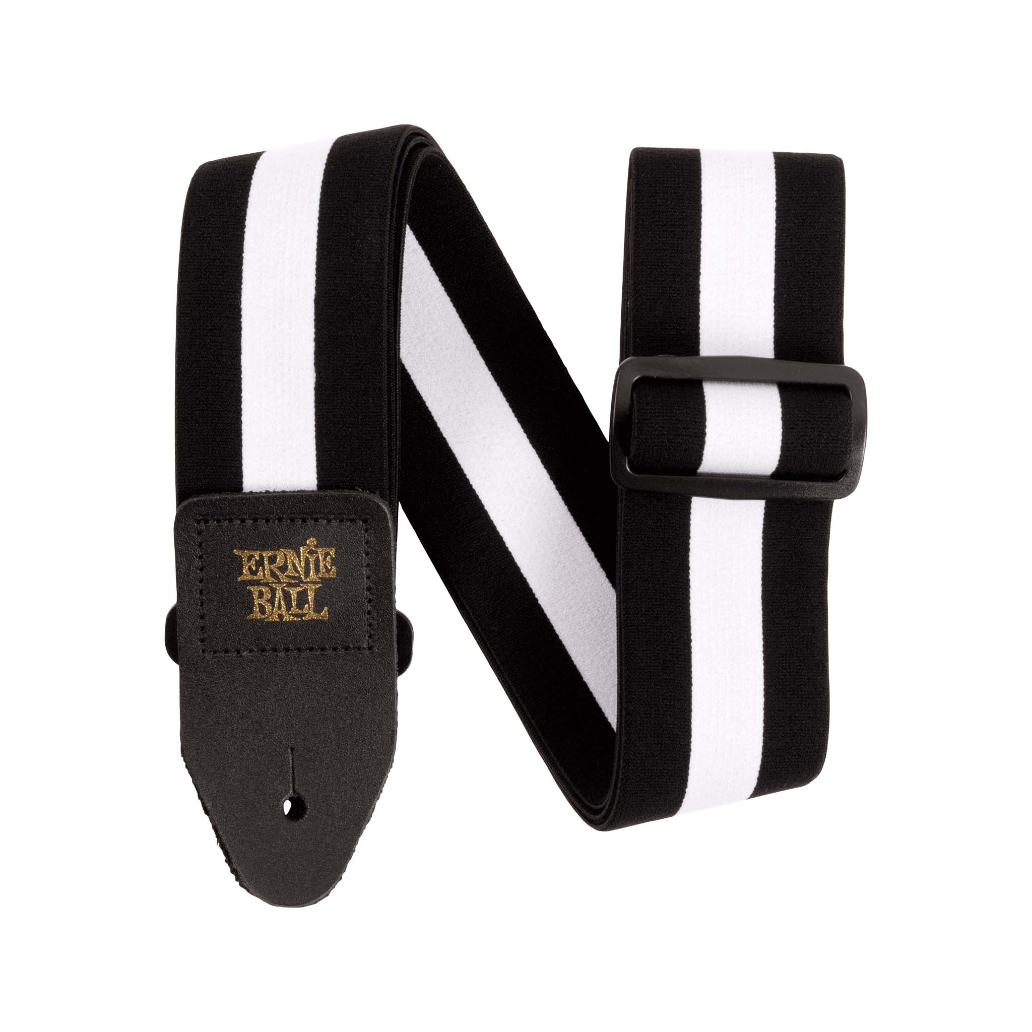 Ernie Ball Stretch Comfort Racer Guitar Strap, White