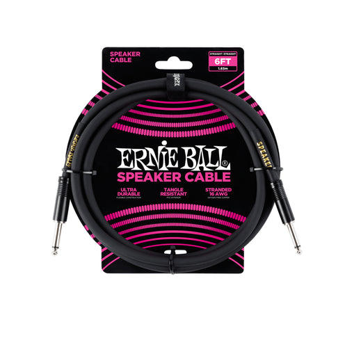 Ernie Ball 6ft Straight to Straight Speaker Cable
