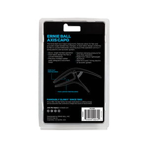 Ernie Ball Axis Dual Radius Capo, Silver Satin