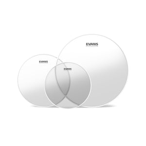 Evans ETP-G2CLR-R G2 Clear Rock Tom Pack (10, 12, 16inch)