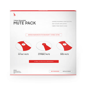 Evans SO-0246 SoundOff Drum Mute Rock Pack