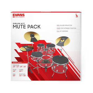 Evans SOSETROCK SoundOff Mute Rock Pack
