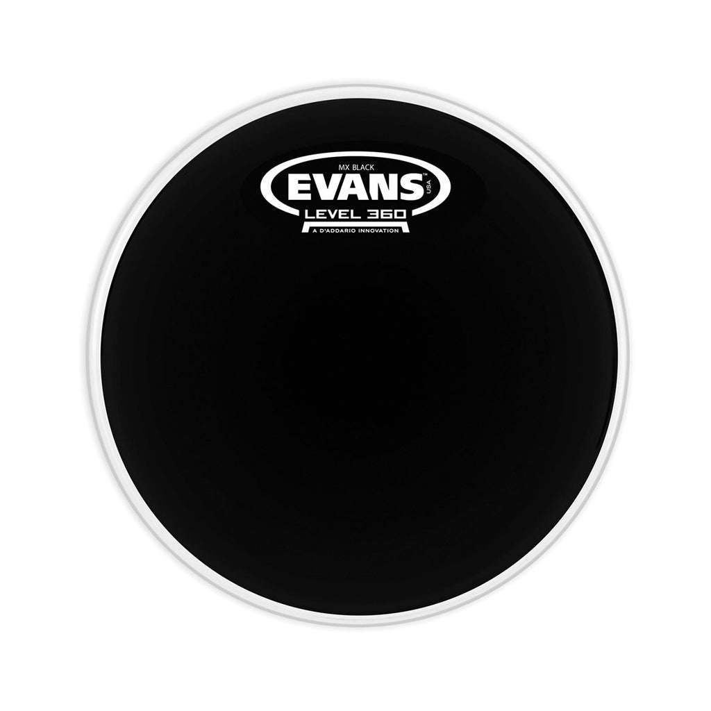 Evans TT08MXB 8inch MX Black - Marching Tenor