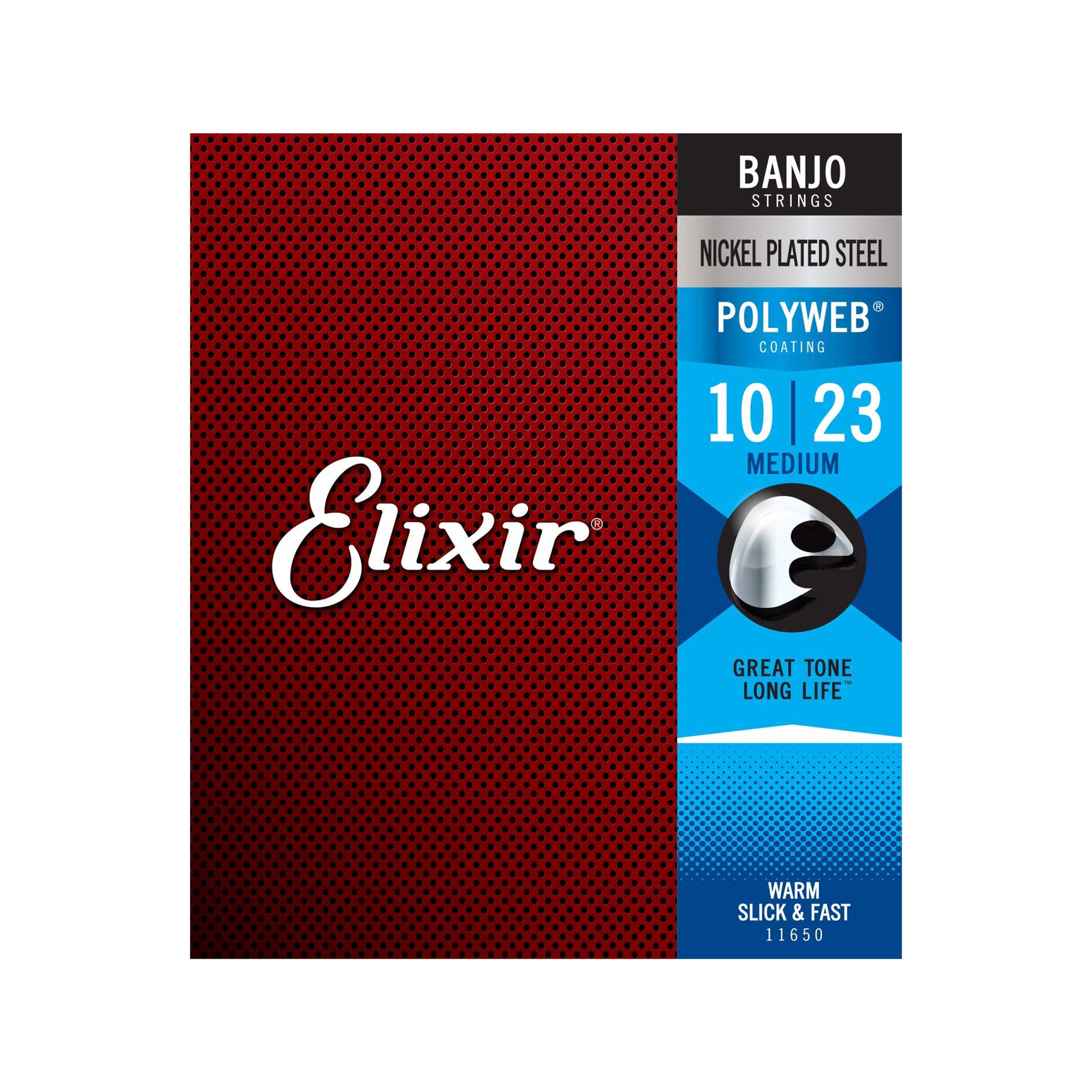 Elixir 11650 Polyweb Banjo Strings 10-23