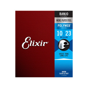 Elixir 11650 Polyweb Banjo Strings 10-23