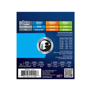 Elixir 12100 Polyweb Electric Guitar Strings, Medium, 11-49