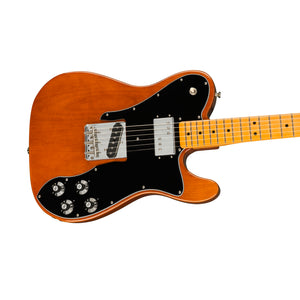 Fender American Original 70s Telecaster Custom Electric Guitar, Maple FB, Mocha