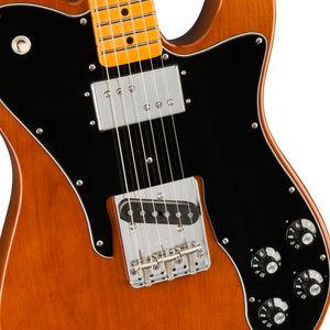 Fender American Original 70s Telecaster Custom Electric Guitar, Maple FB, Mocha