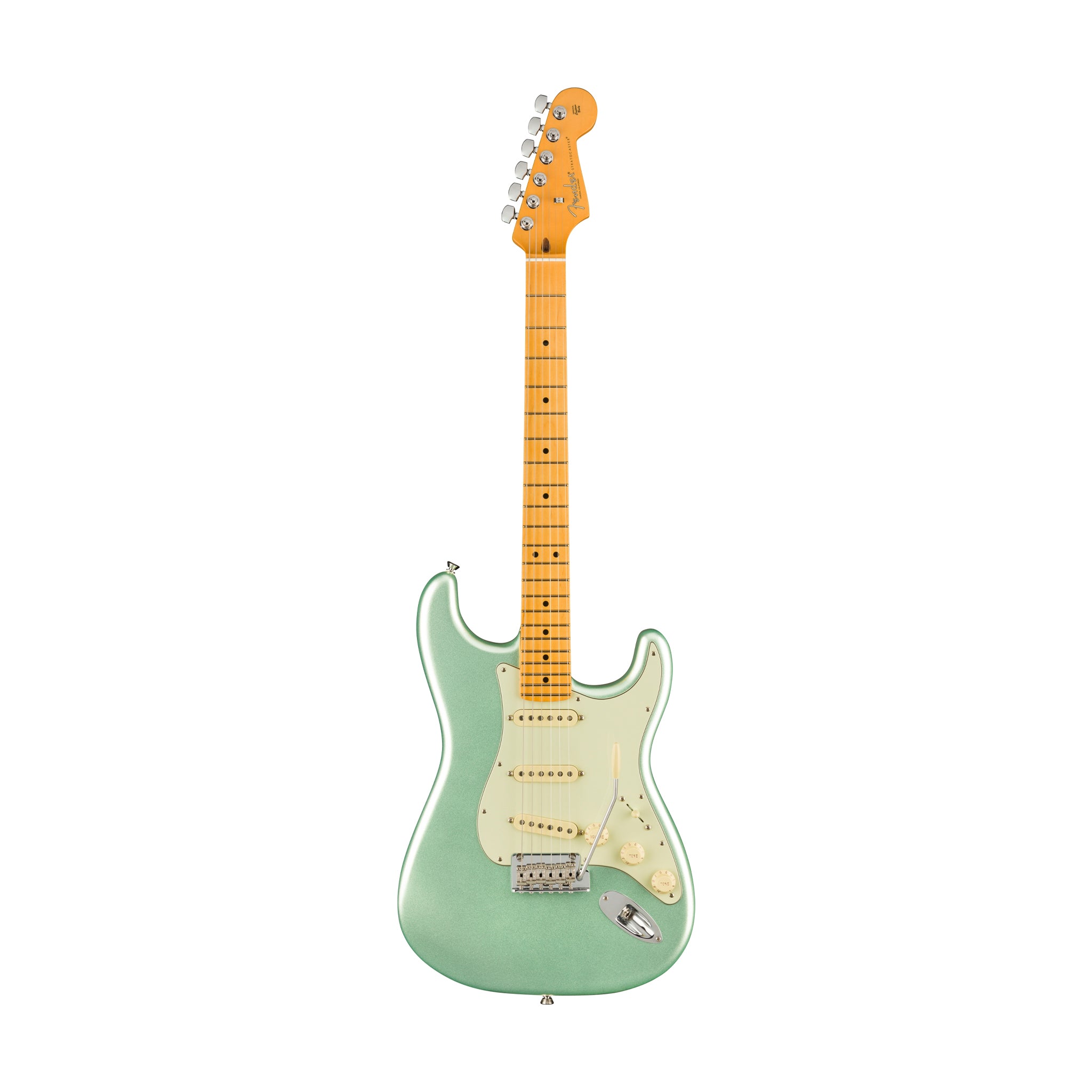 Fender American Professional II Stratocaster Electric Guitar, Maple FB, Mystic Surf Green