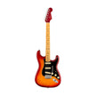 Fender American Ultra Luxe Stratocaster Electric Guitar, Maple FB, Plasma Red Burst