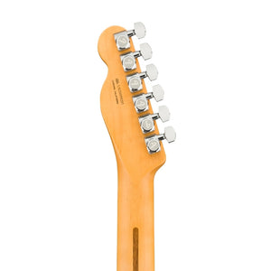 Fender American Ultra Luxe Telecaster Electric Guitar, RW FB, Transparent Surf Green