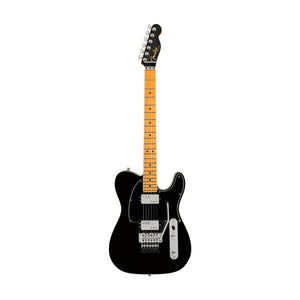 Fender American Ultra Luxe Telecaster Floyd Rose HH Electric Guitar, Maple FB, Mystic Black