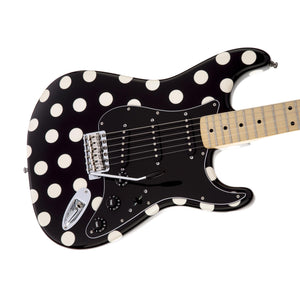 Fender Artist Buddy Guy Stratocaster Guitar, Maple Neck, Polka Dot Finish, w/Gigbag