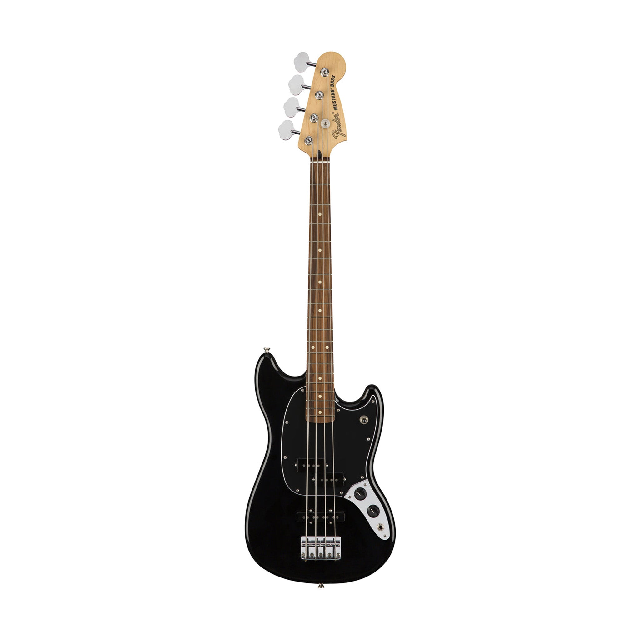 Fender Limited Edition Player Mustang Bass Guitar, Pau Ferro FB, Black